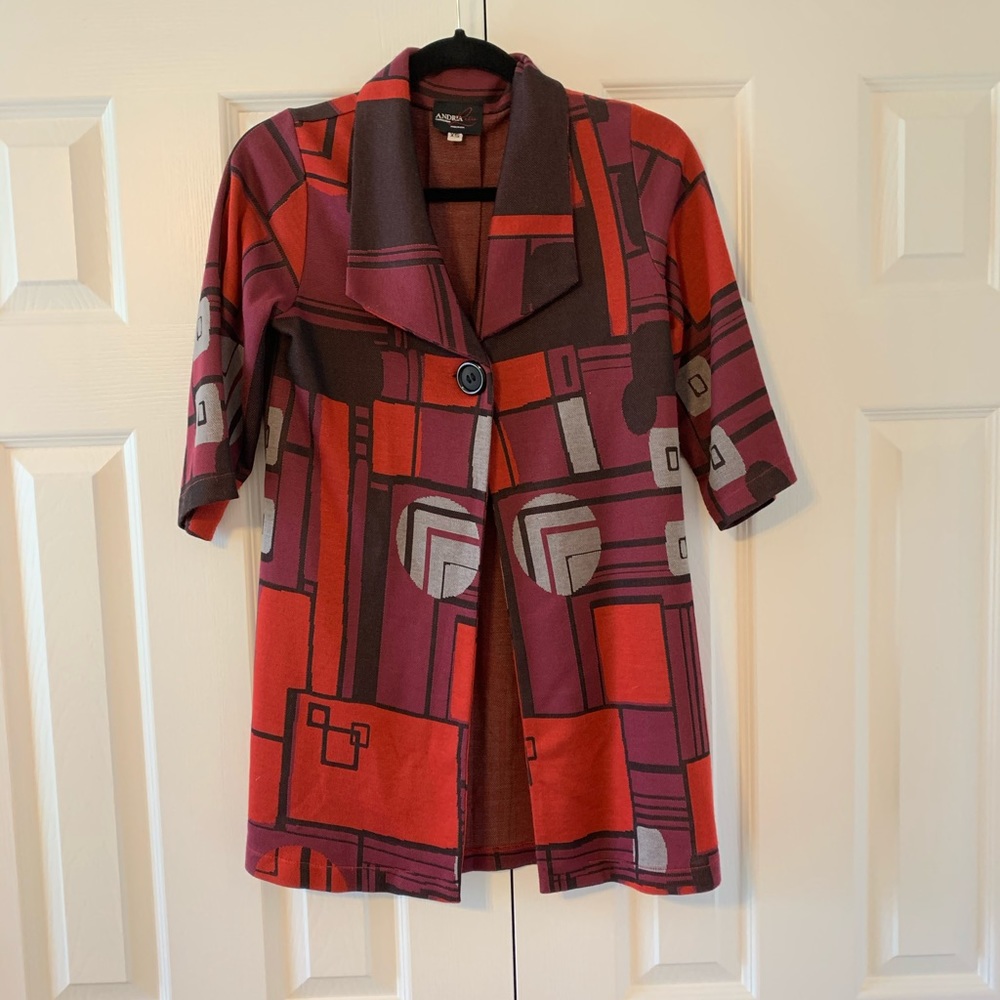 Andria Lieu short sleeve jacket